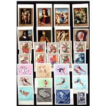  Ungarn - To plancher med diverse miniark - Utakket - Frimærke - Postfrisk.